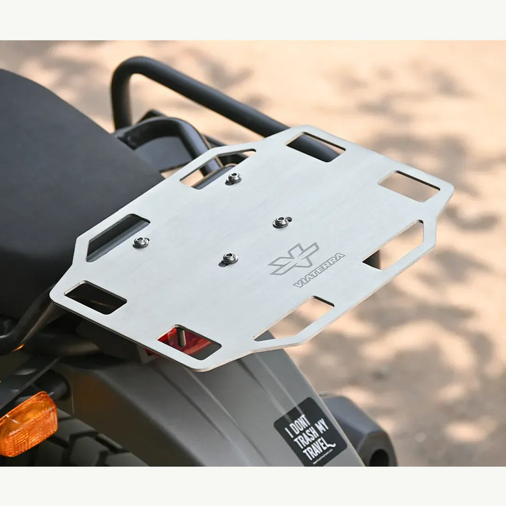 color_common ALUMINIUM REAR RACK - ROYAL ENFIELD HIMALAYAN BS6 411 - VIATERRA