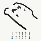 color_black Black Metal Saddlebag