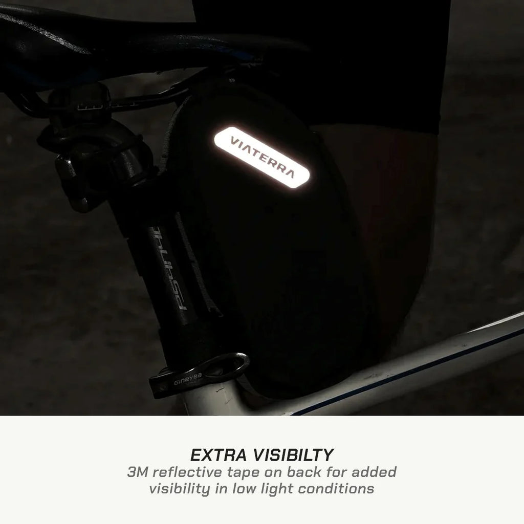 color_common ViaTerra seatpost cycling bag small have 3M reflective tape