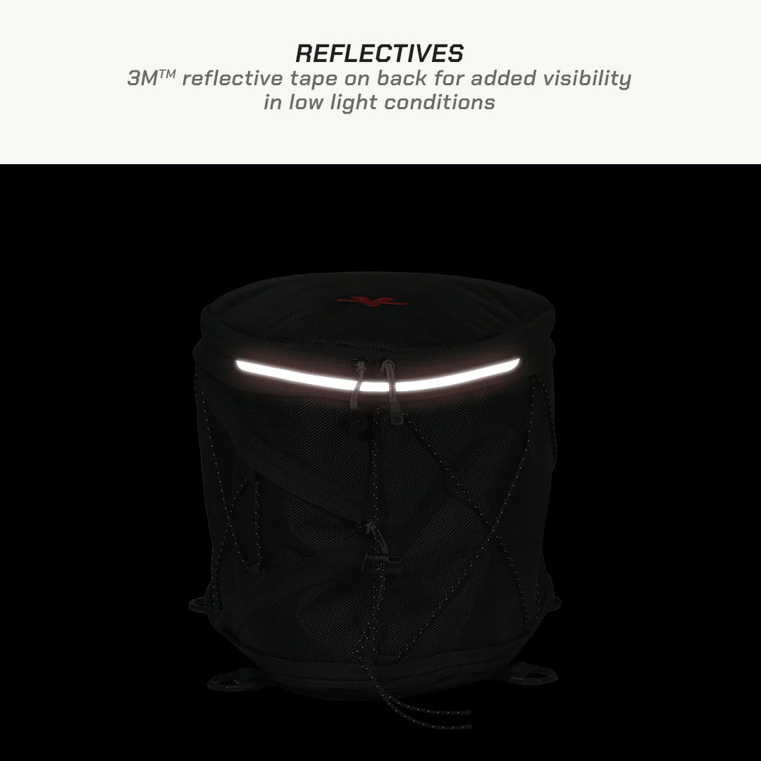 color_common ViaTerra seaty motorcycle tailbag with high-tenacity webbing