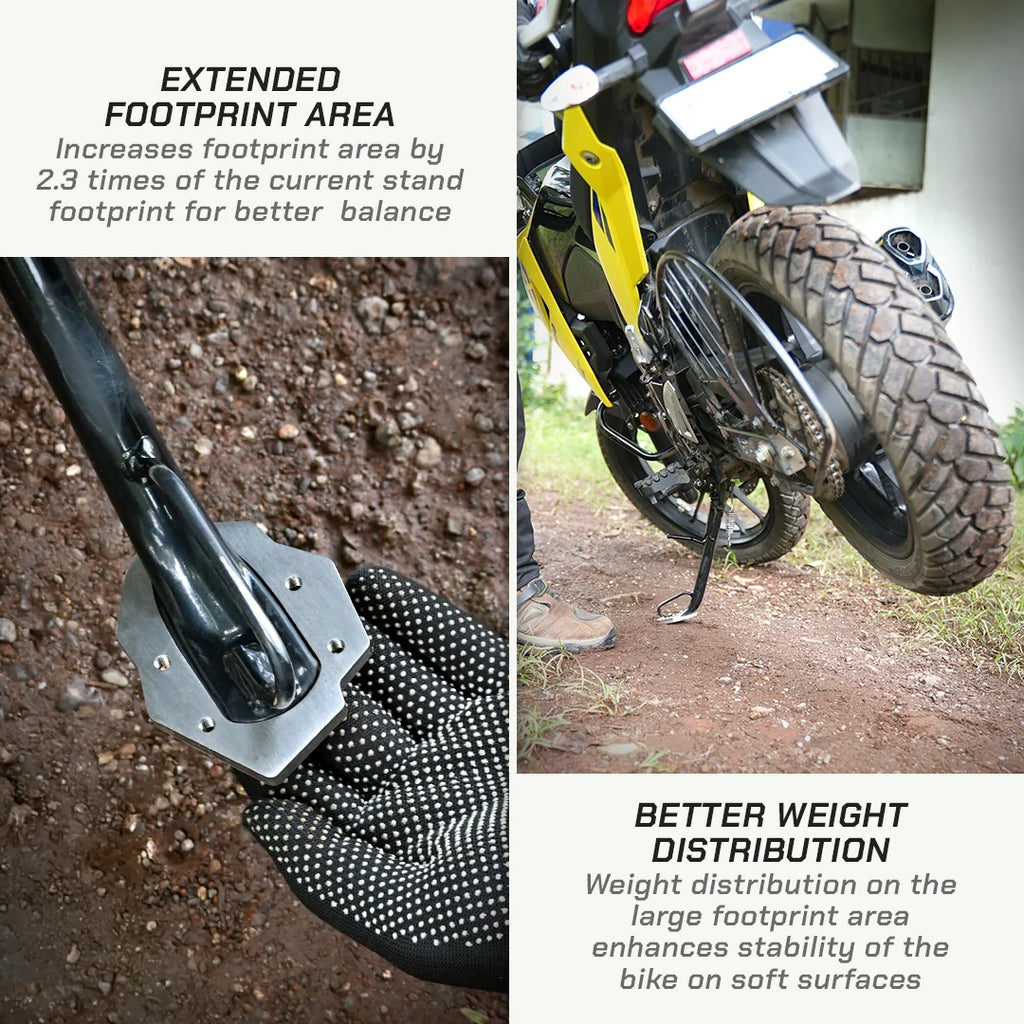 color_common Suzuki V-Strom SX SIDESTAND SHOE - Extended Footprint Area