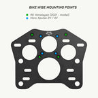 color_common TOP BOX ADAPTER – RE HIMALAYAN BS6 - Bike Wise Mounting Points