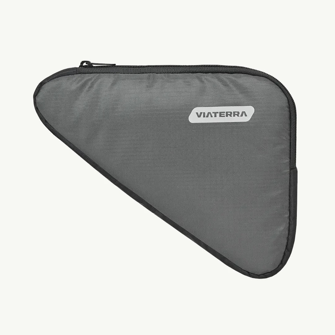color_grey ViaTerra triangle cycling bag (grey) front-1