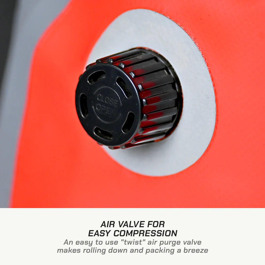 color_common ViaTerra drybag 40l - 100% waterproof motorcycle tailbag (universal) has air valve for easy compression