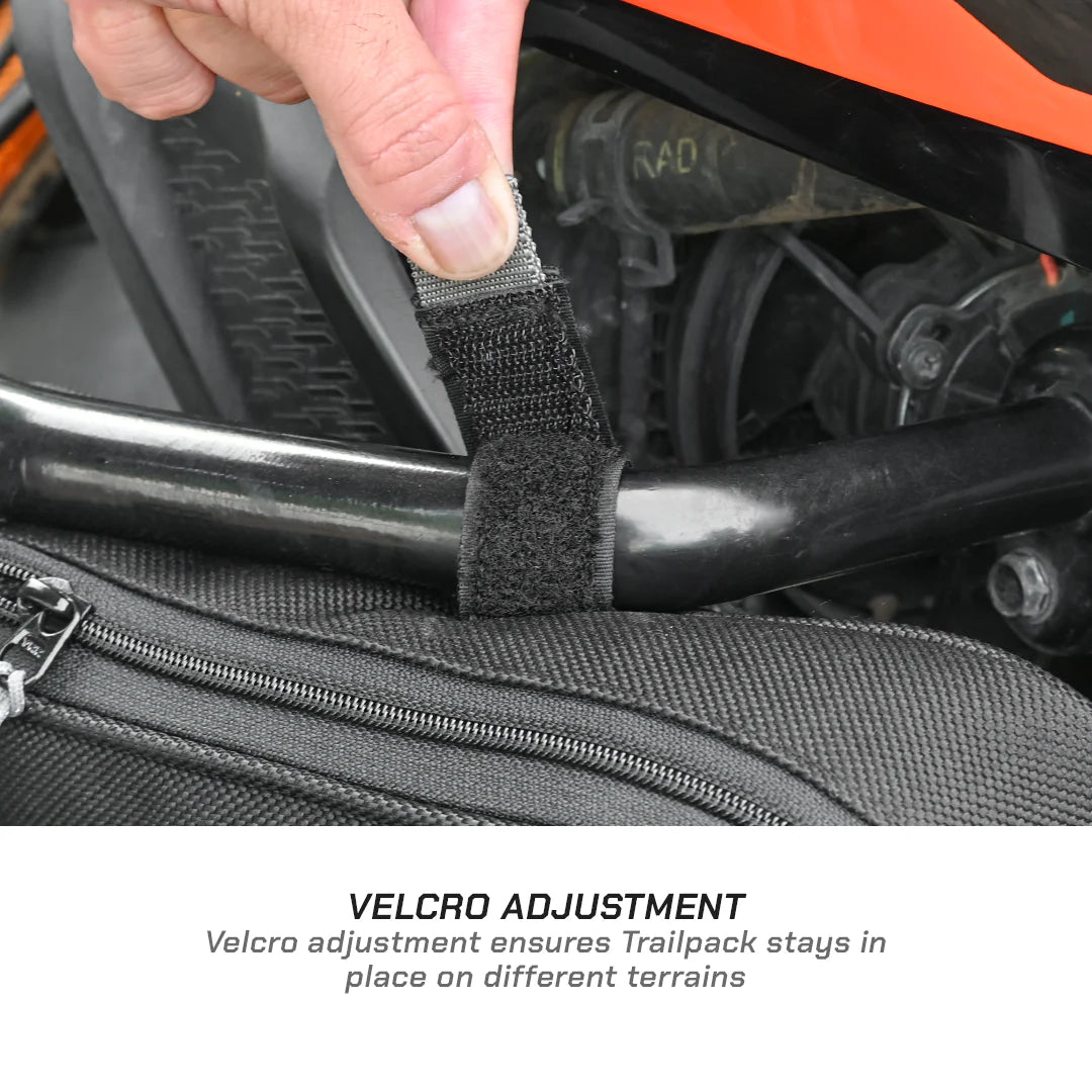color_common ViaTerra adventure trailpack (set of 2) for ktm adv 390 & ktm adv 250 have velcro abjustment