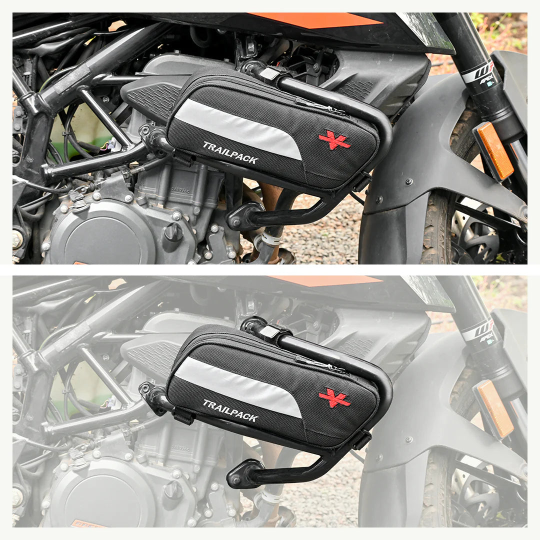 color_common ViaTerra adventure trailpack (set of 2) for ktm adv 390 & ktm adv 250 is easy to mount