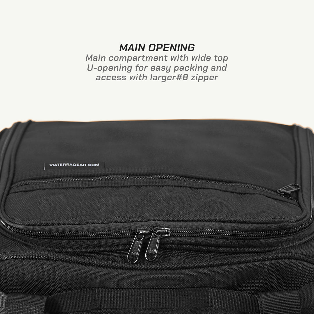 color_common VIATERRA CLAW MINI - UNIVERSAL MOTORCYCLE TAILBAG - Main Opening