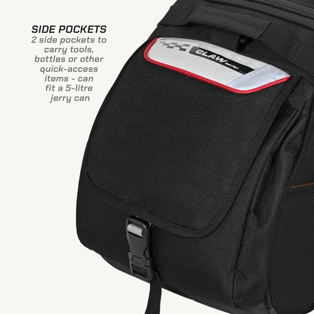 color_common VIATERRA CLAW MINI - UNIVERSAL MOTORCYCLE TAILBAG - Side Pockets