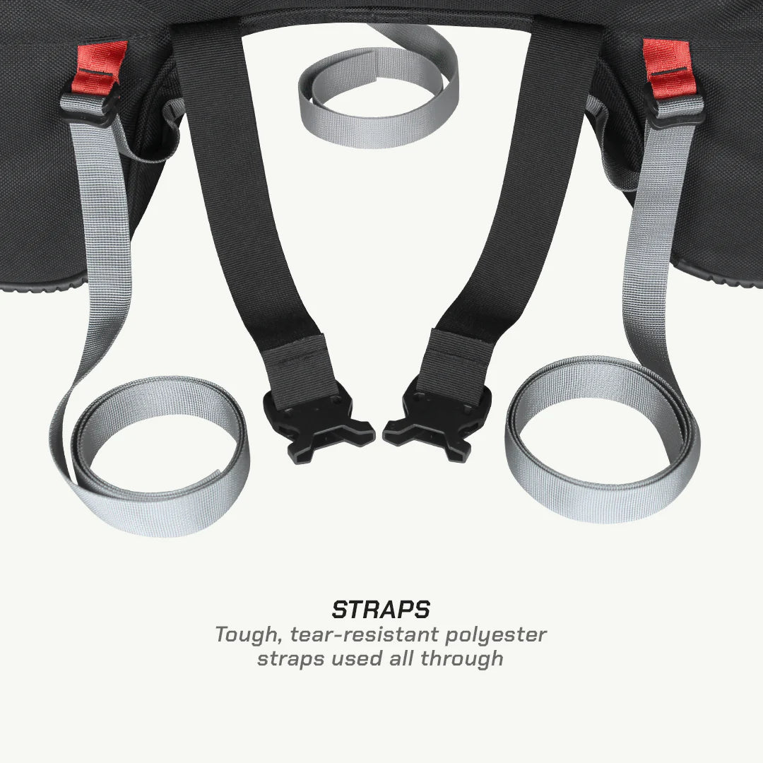 color_common MOTORCYCLE TAILBAG - Straps