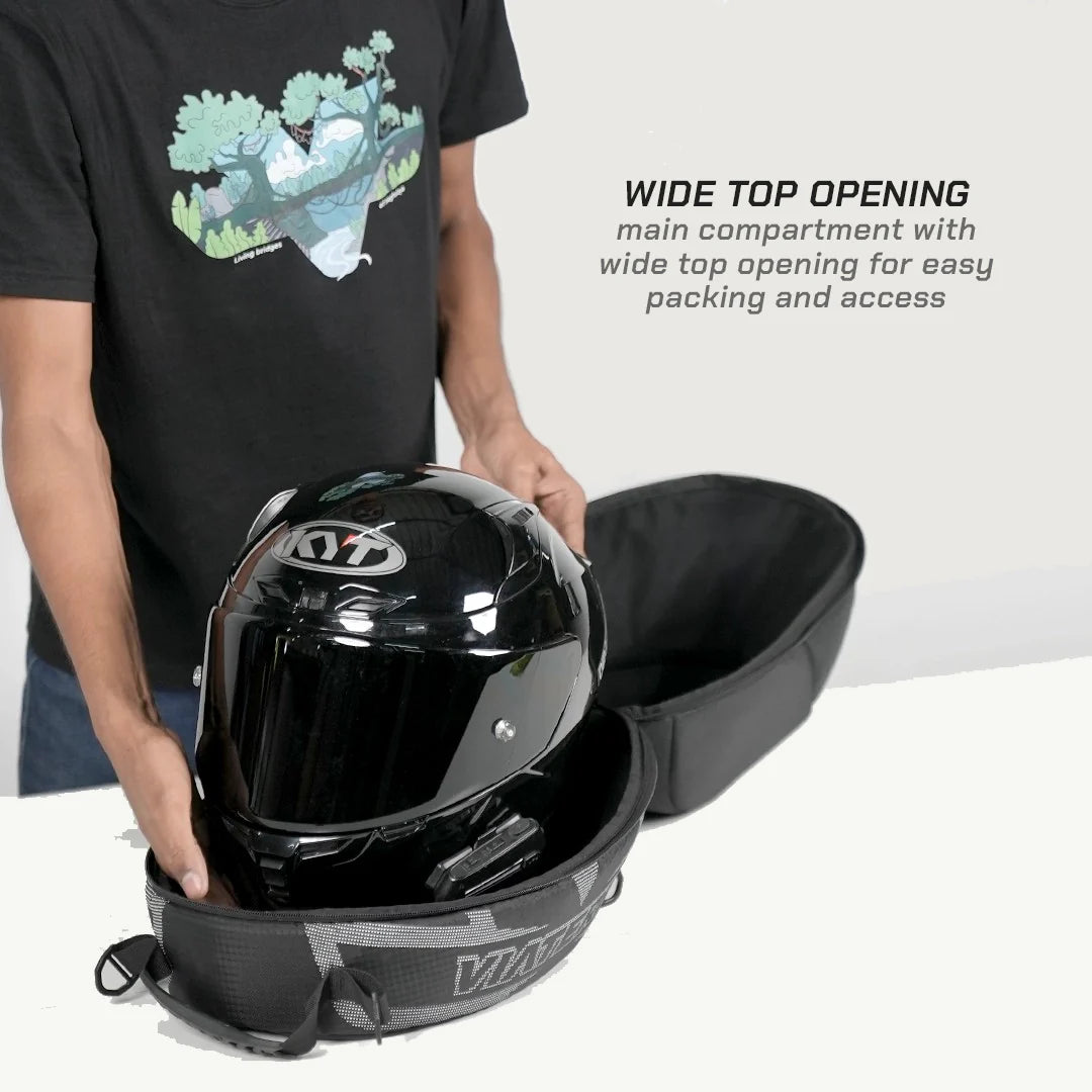 bike helmet case ViaTerra Motorcycle Riding Helmet Bag I Avoid Scratches & Dirt on Helmet Visor I for Safe