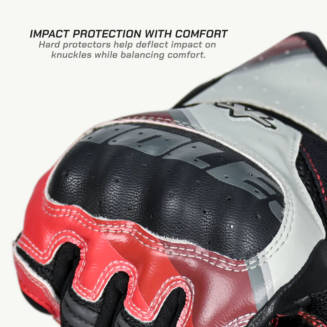 color_common Holeshot Pro Hybrid Gloves is impact protected