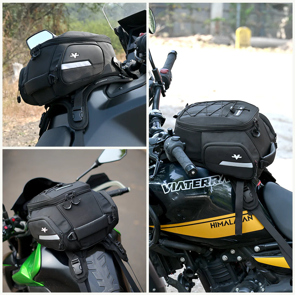 color_common ViaTerra Viper Pro - Motorcycle Tank Bag easy mounting