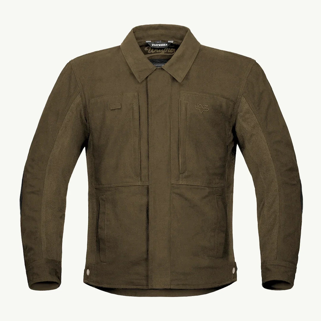 color_common Urban Riding Jacket With A Mandarin Collar
