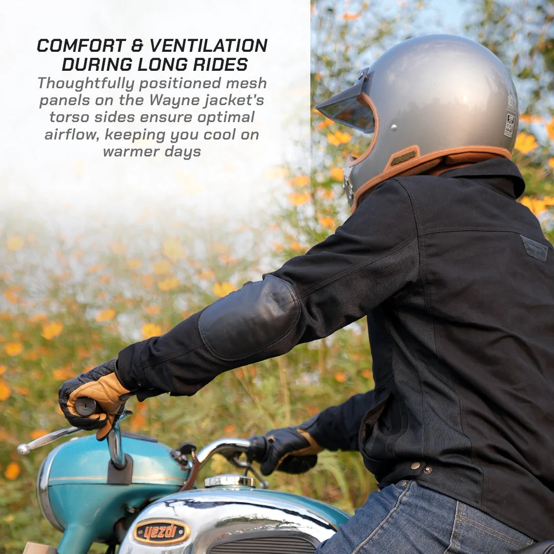 Wayloo Riding Jacket color_common WAYNE – URBAN RIDING JACKET Wayne Motorcycle Riding Jacket ...