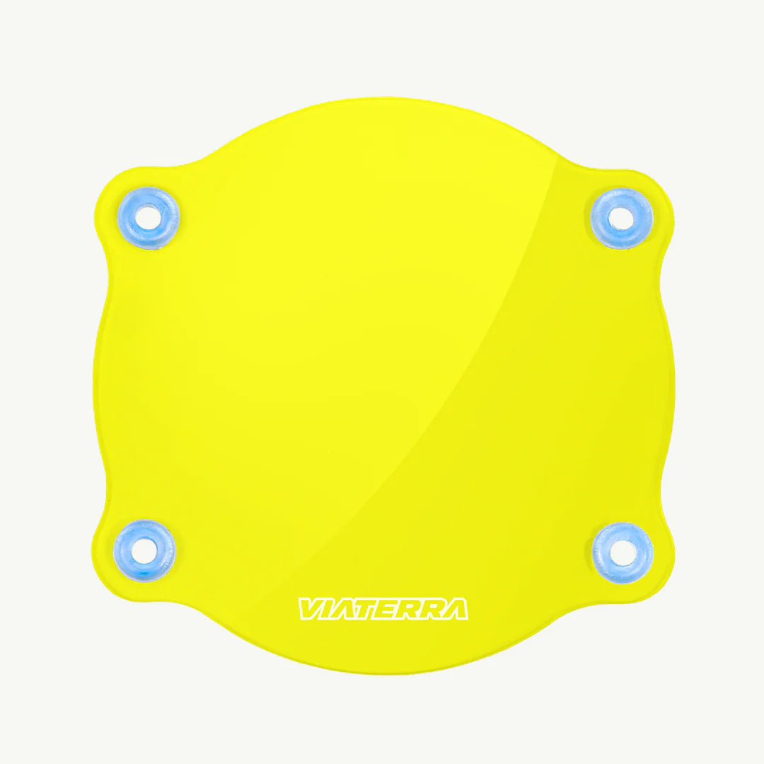 color_yellow HEADLIGHT GUARD REPLACEMENT SHIELD FOR HERO XPULSE 200 - YELLOW TINT